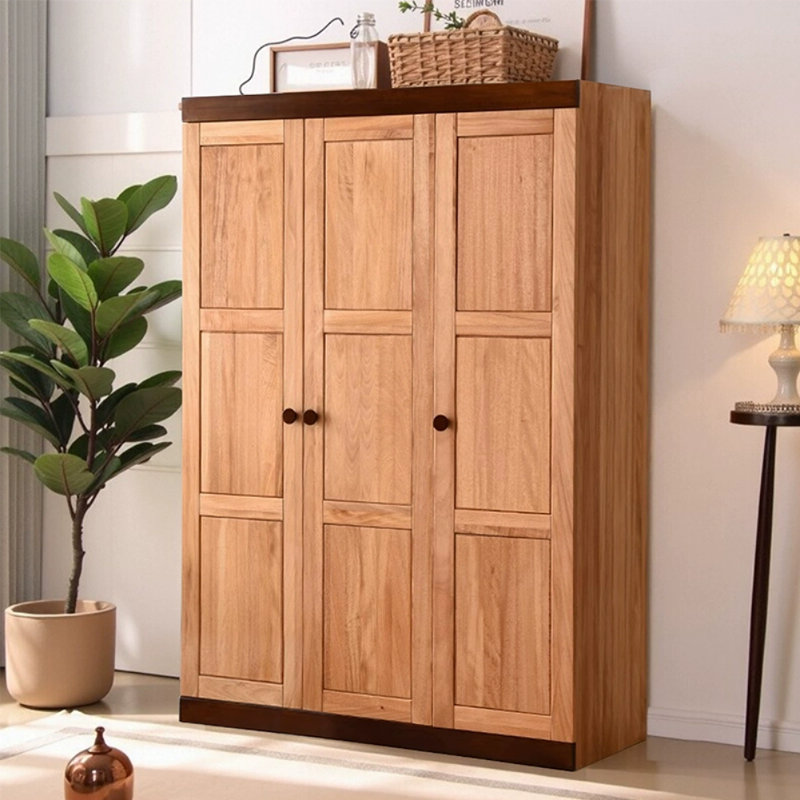 American-style Solid Wood Living Room Wardrobe