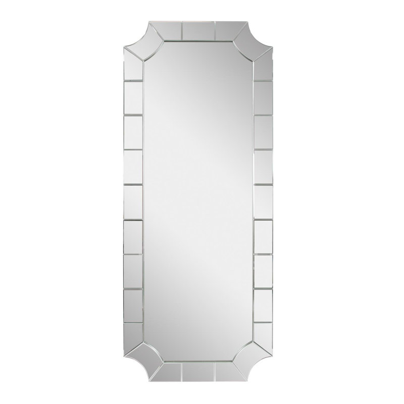 Rishaw Full Length Mirror with Multi Beveled Mirrored Border