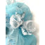 Winter Wreath With Ice Blue Let It Snow Snowflake