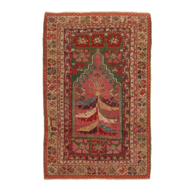 One-of-a-Kind 3'5" X 5'3" Hand Knotted Area Rug