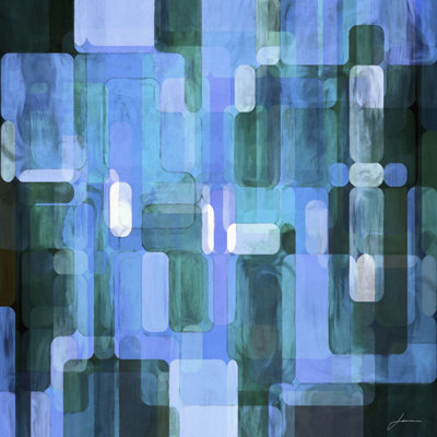 Modular Tiles III by James Burghardt - Wrapped Canvas Painting