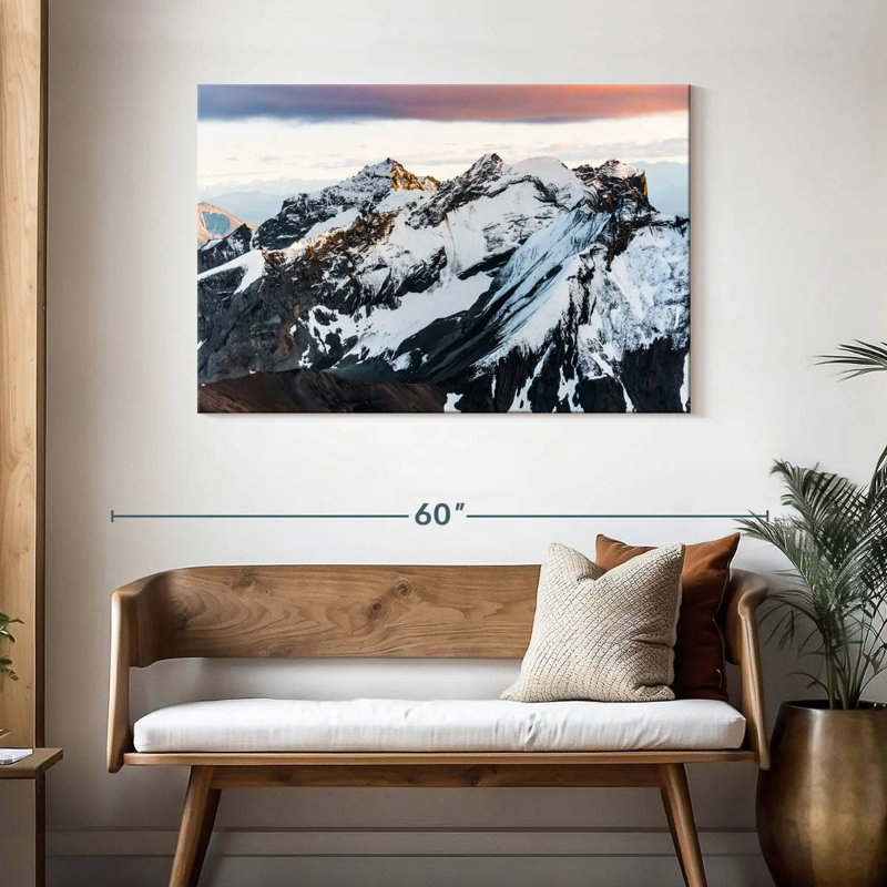 Alvord Snowy Mountain Peaks, H 30 po x l 45 po