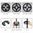 Hartzog Patio Umbrella Light with 28 LEDs and 3 Brightness Modes - Battery-Operated LED Outdoor Lighting with USB Charging Cord by Pure Garden