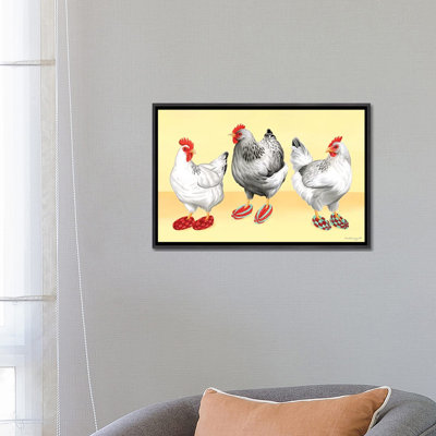 " Hens Slippers " by Amélie Legault