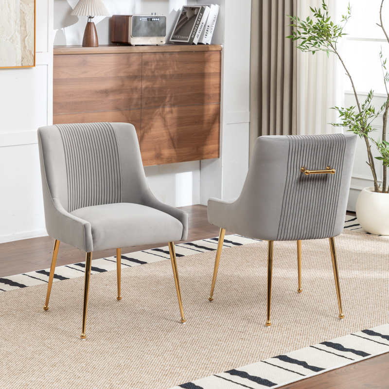 Chaise d'appoint Elian, gris