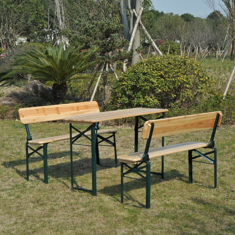 Rectangular 7 - Piece 6- Person 150cm L Table Set