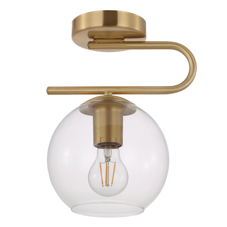 Hennepin Single Light Glass Dimmable Pendant