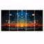 Heaven’s Sacred Bloom - Art mural abstrait paysage 5 pièces-1009500258