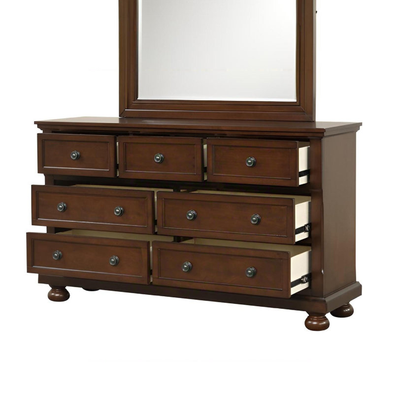 Commode Meade (sans miroir), cerisier foncé