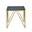 Briant Glass Top Frame End Table