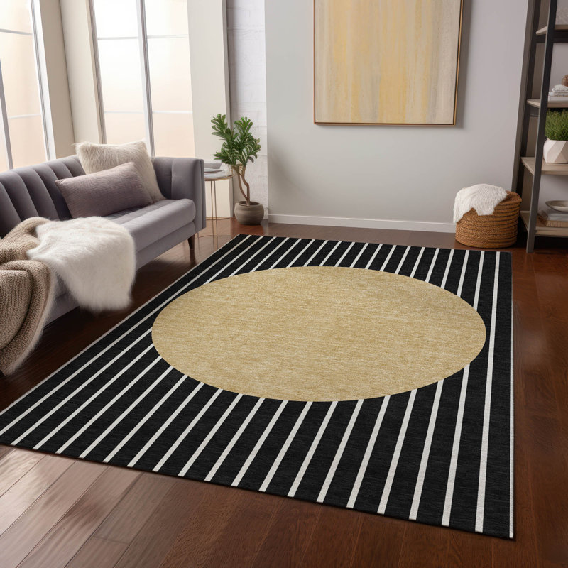  Tapis gris intérieur / extérieur lavable à la machine Chantille ACN994, Rectangle 8' x 10'