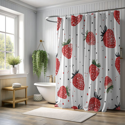 Pattern Berry - Premium Shower Curtain