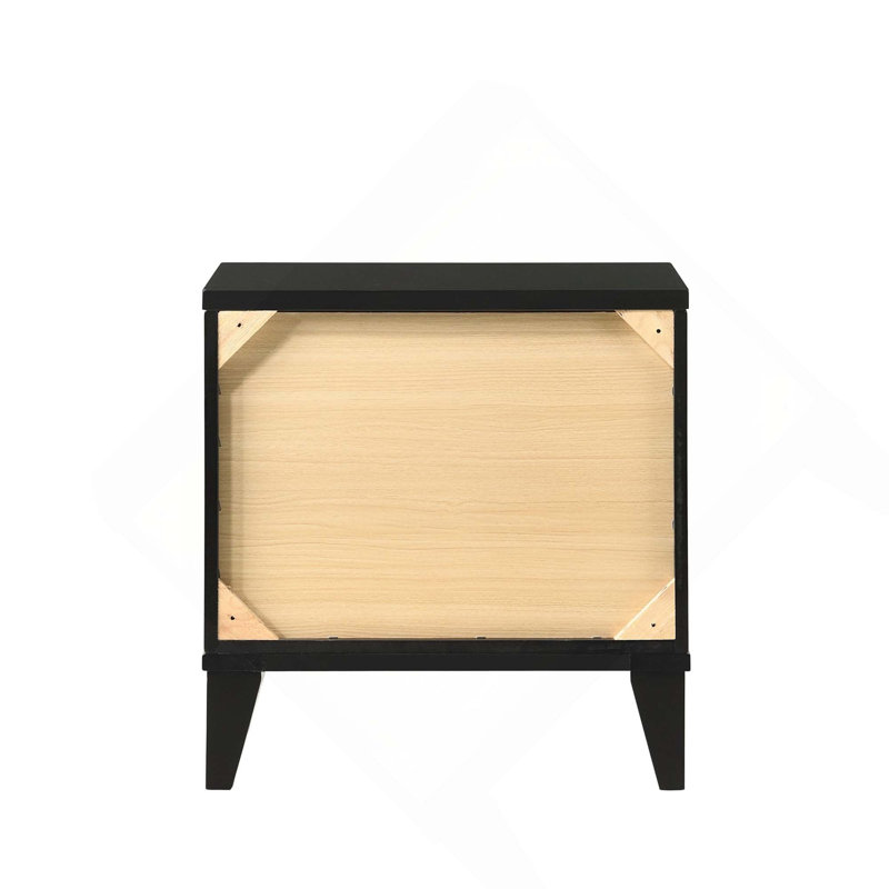 Table de chevet 2 tiroirs Contemporary