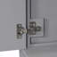 Ensemble de meuble-lavabo avec lavabo en céramique, armoire de rangement abondante, 2 portes à fermeture en douceur et 5 tiroirs-1544208320
