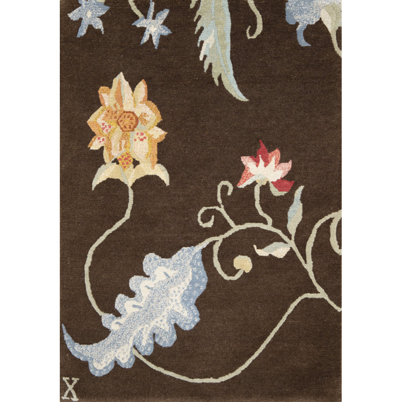Floral Area Rug, Rectangle 8' x 10'