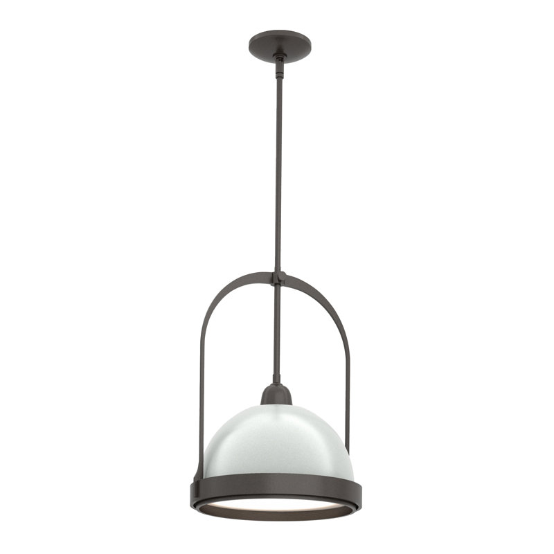 Atlas 1 - Light Single Dome Pendant, Oil Rubbed Bronze, Vintage Platinum