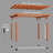 Ensemble de pergola d'extérieur en bois de cèdre 16 pi x 12 pi avec toit en treillis et PowerPort Backyard Discovery Beaumont