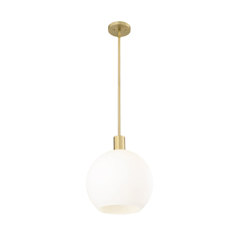 Luminaire suspendu 1 lumière Margo, Vieux laiton