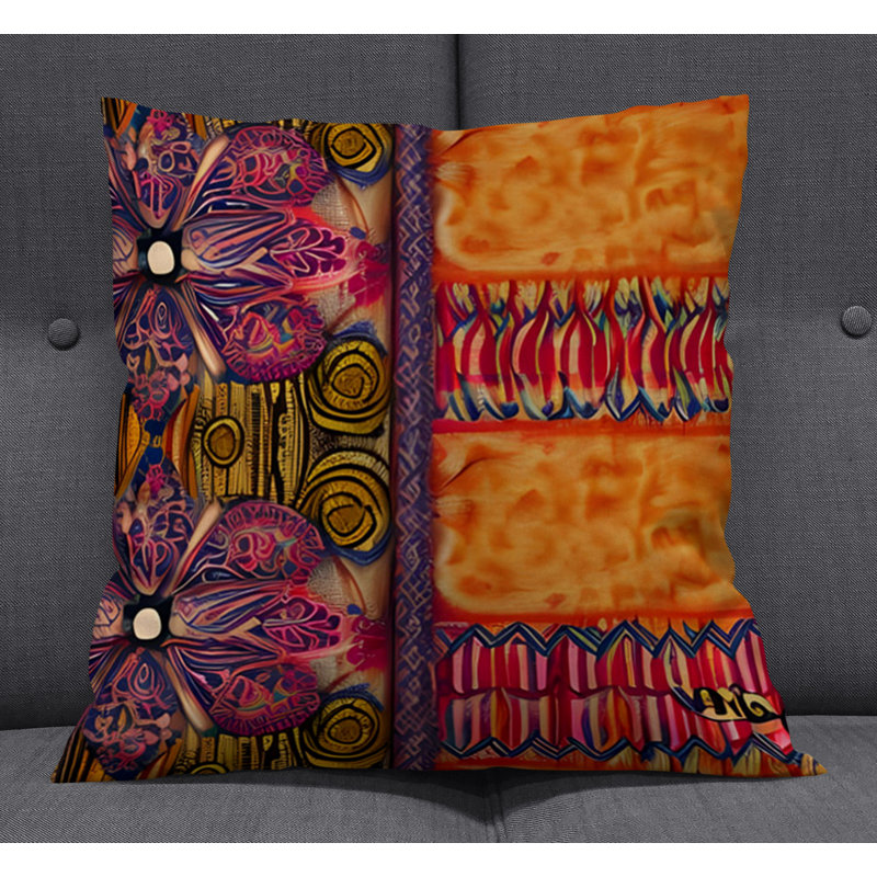 Throw Pillow, Pillow Cover Only - No Insert, 16"H x 16"W