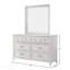 Commode 6 tiroirs blanche-356246481