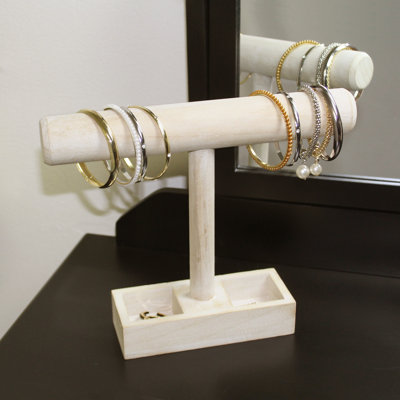 Wood Jewelry Stand +