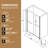 54" Wide 72" High Double Sliding Shower Door With Aluminum Frame, 1/4" Tempered Glass, - Shatter Film, Dual Stainless Steel Handles, Adjustable Width, Waterproof Design, Easy To Install For Bathroom