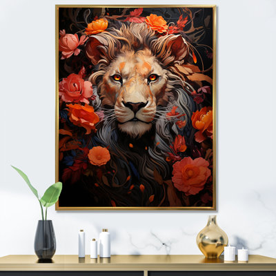 «Fierce Guardian Lioning I» sur toile
