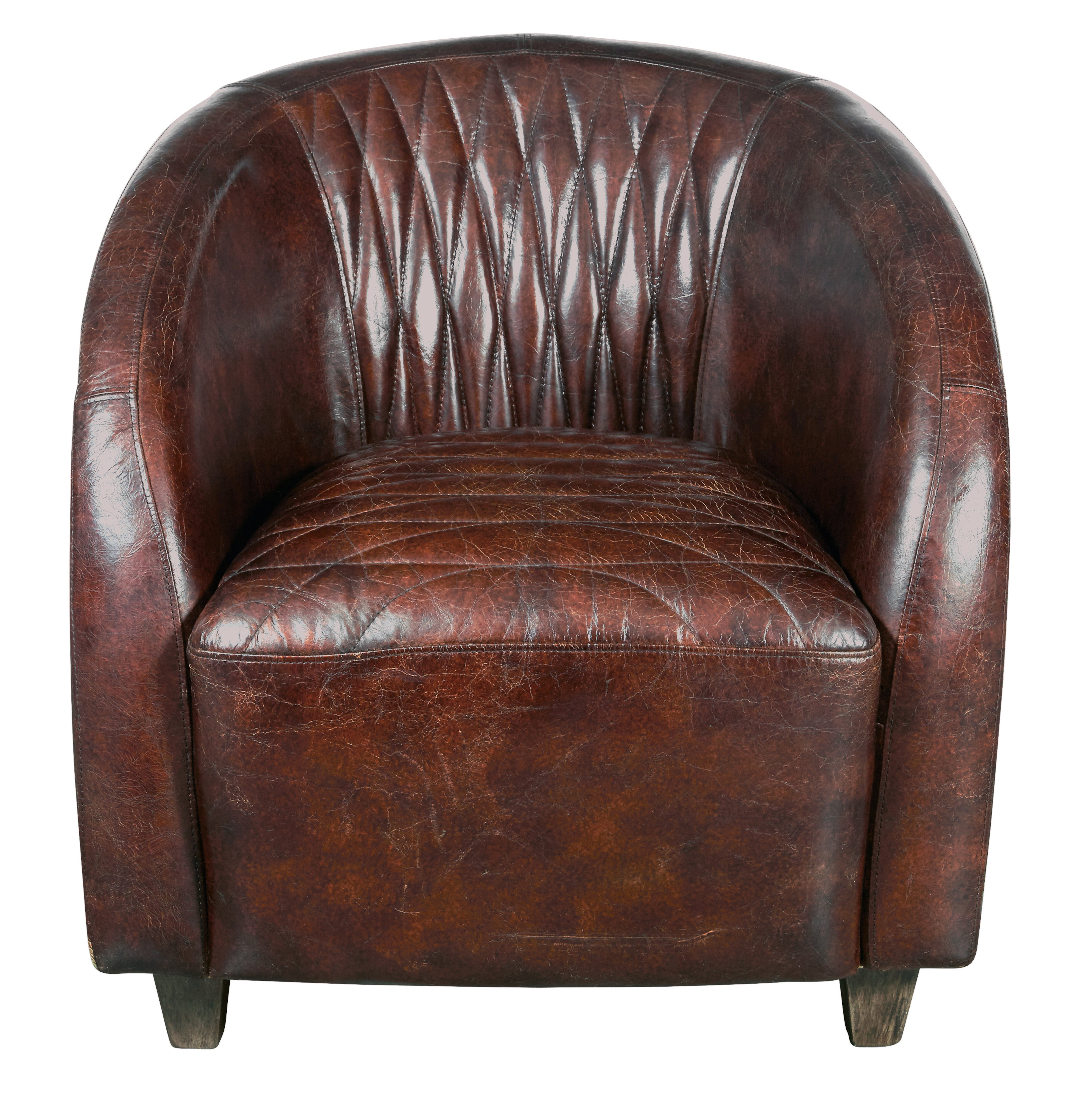 Greyleigh Margate Leather Club Chair Reviews Wayfair