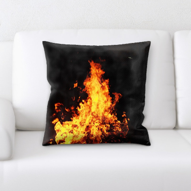 Larsen Microsuede Reversible Throw Pillow