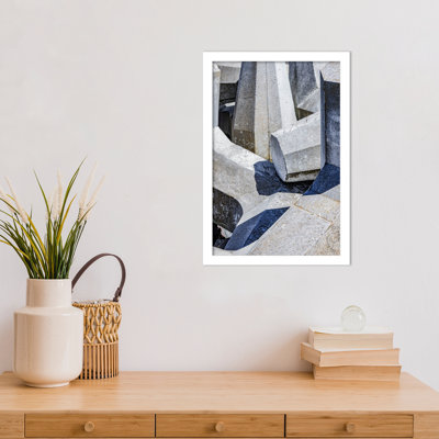 «Pankow Geometric 02» par Shot par Clint Wood, reproduction d'art encadrée