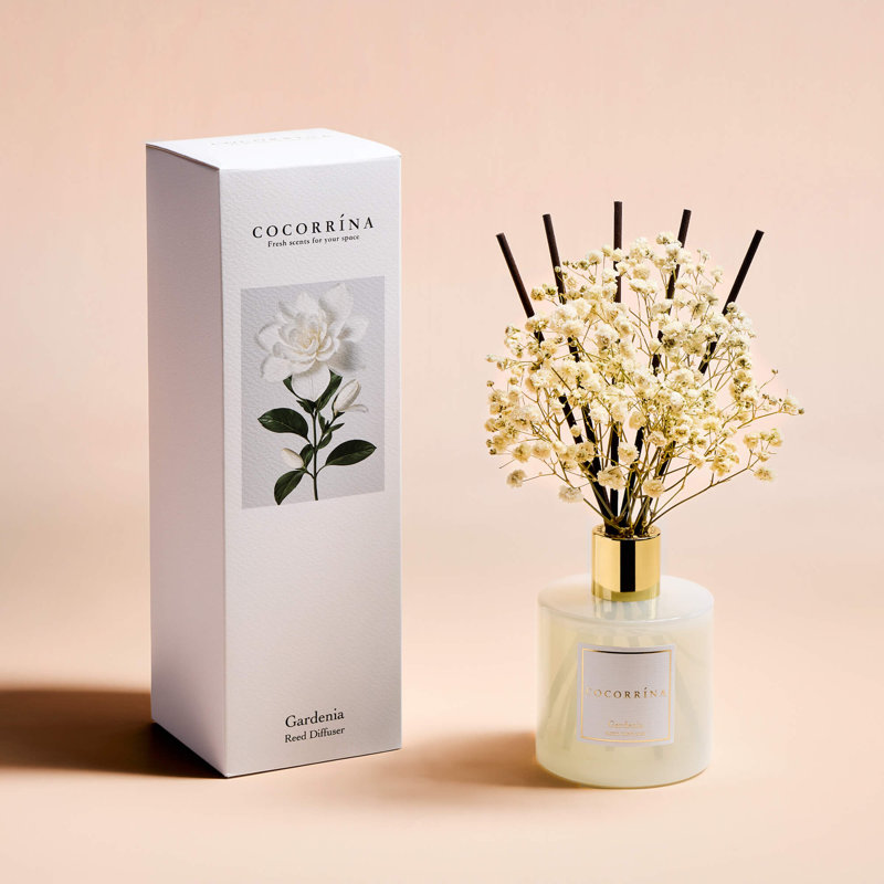 COCORRÍNA Reed Diffuser Set, Gardenia