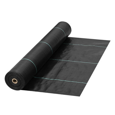 VEVOR Weed Barrier Landscape Fabric, 6.5FTx330FT 3.2OZ Heavy Duty Garden Weed Fabric