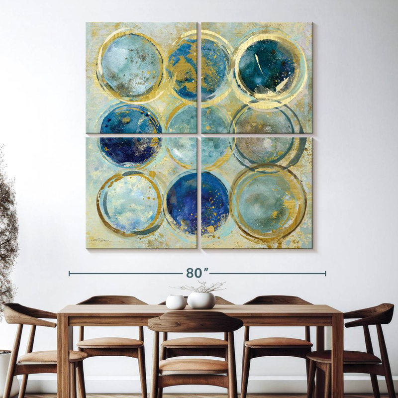 Alignment Gold, 74" H x 74" W