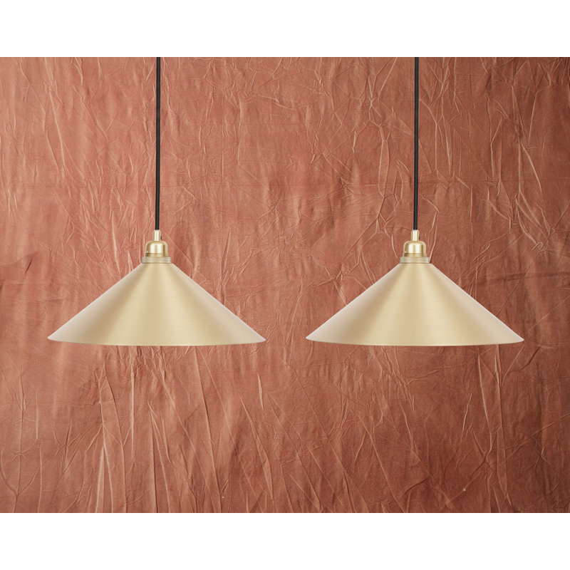 Cone Shade, 7.5" H x 20.5" W x 20.5" D, Copper