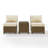 2 - Person Modular Patio Conversation Set with Cushions-70691719-70691721