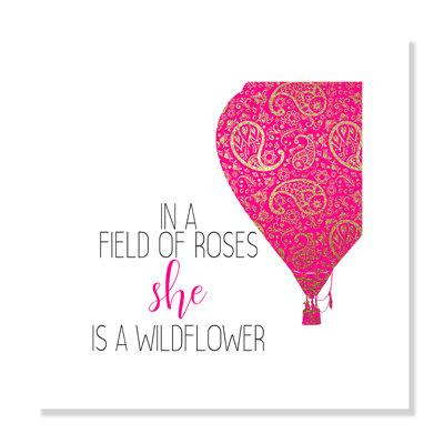 She Is A Wildflower Transportation