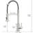 Brushed Nickel Commercial Kitchen Faucet - Pull Out , Enhanced Leakproofness, To Fingerprints And Watermarks Style Down Leak Resistance, , User- Installation Operation-1708922880