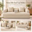 Upholstered 70.07 " Chenille Sleeper Sofa-1852484616
