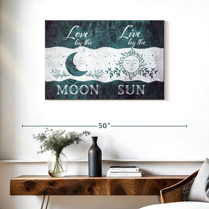 Tergel Love By The Moon Live By The Sun, H 24 po x l 36 po