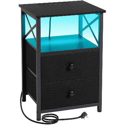 40 cm W Bedside Table
