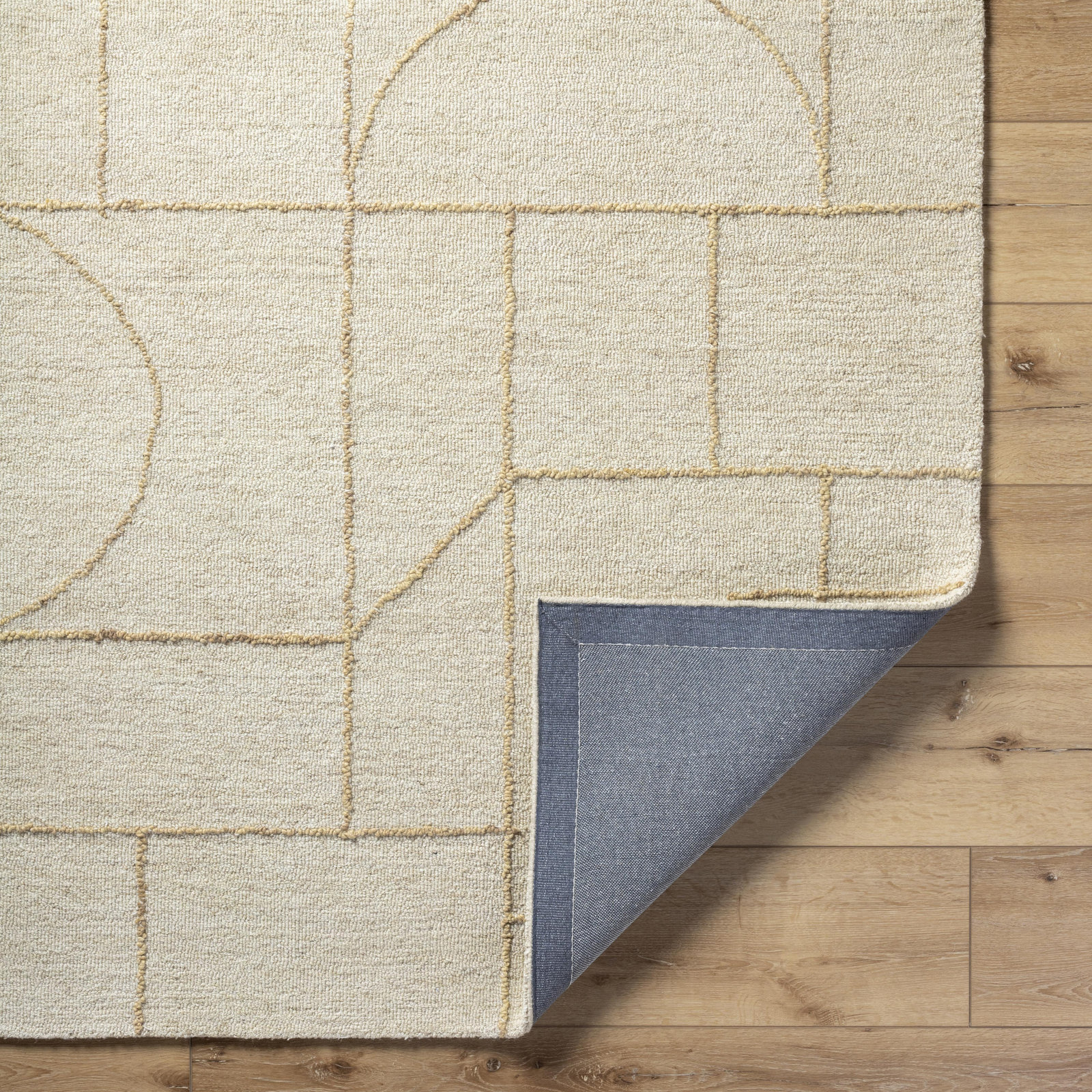 Caelob Hand-Woven Geometric Rug, Rectangle 9' x 12'