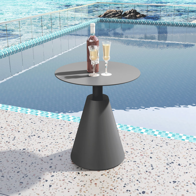 Templa Aluminum Round Outdoor Side Table, null, null