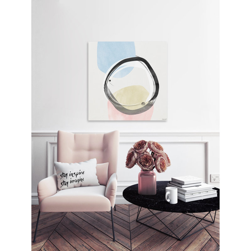 Magnified Lemonade - Wrapped Canvas Painting, 45 cm H x 45 cm W