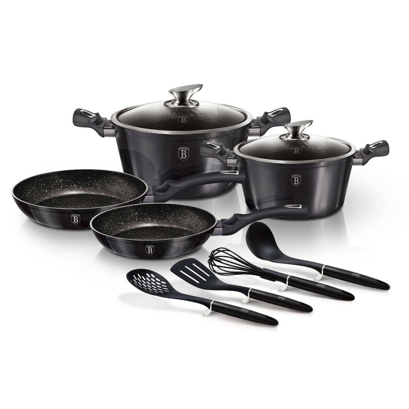 Berlinger Haus 10 Piece Aluminum Non Stick Cookware Set