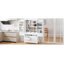Grande armoire de rangement autoportante en bois avec 8 portes, 3 tablettes réglables, 7 tiroirs et 8 supports à vin-1049631239