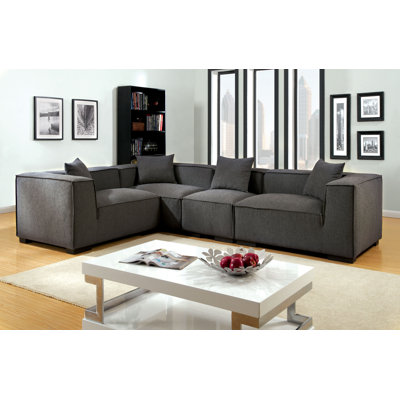 Canapé modulaire de coin 130 po Estella
