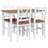 Belz vidaXL Dining Table and Chair Kitchen Dining Set Dinner Table Chair 5 Piece-1723634579