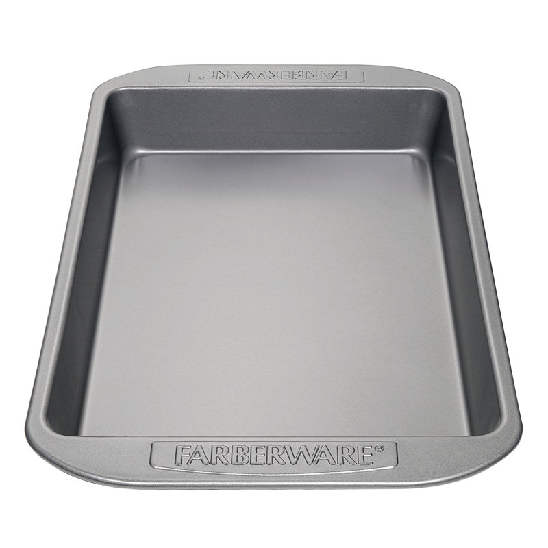 Gray Nonstick Muffin and Lasagna Pan Set with Lid