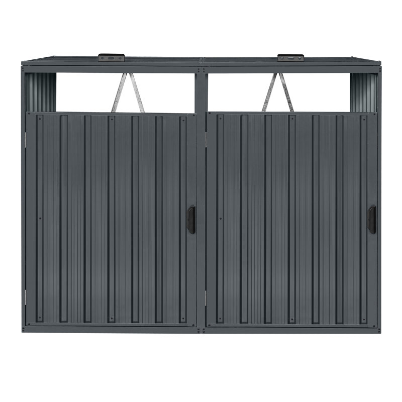 Breniah Metal Double Bin Store
