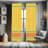 Ivy Bronx Abstract Curtains, Simple Style Greek Pattern, Pair of 28"x95"-448280060